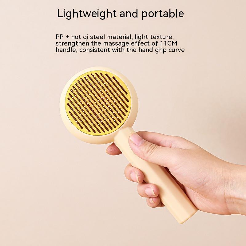 HKM-5484605 Stainless Steel Pet Comb for Cats ¨C Durable PP Handle, Convenient Size