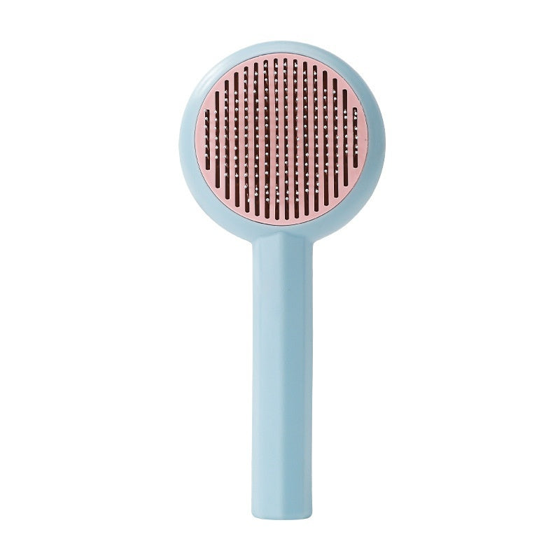 HKM-5484605 Stainless Steel Pet Comb for Cats ¨C Durable PP Handle, Convenient Size