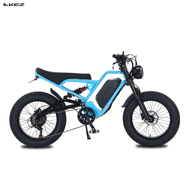 HKM-548499 5000W High-Performance Electric Fat Bike with 7 Speed Gears and Hydraulic Disc Brakes