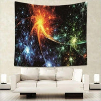 HKM-548499 Solar Flare Printed Wall Tapestry - 100% Polyester, Machine Washable, Decorative Home Accent