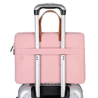 HKM-548499 Waterproof PU Leather 14 Inch Laptop Sleeve Bag for Men and Women, Suitable for MacBook