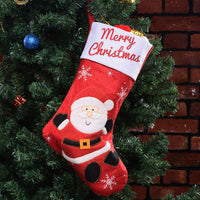 HKM-548563 Christmas Stocking Pendant in Non-Woven Fabric for Holiday Decor