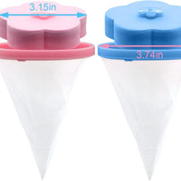 HKM-5486269 Effective Pet Hair Catcher for Top-Loading Washing Machines - Reusable Lint Filter Pouch for Dogs and Cats
