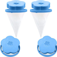 HKM-5486269 Effective Pet Hair Catcher for Top-Loading Washing Machines - Reusable Lint Filter Pouch for Dogs and Cats