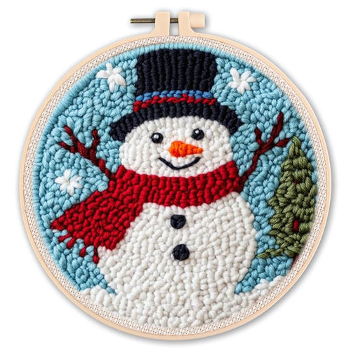 HKM-548627 Handmade DIY Poke Embroidery Kit - 20cm Material Package for Living Room, Bedroom & Kids' Room