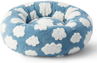 HKM-5488829 Cozy Round Universal Pet Bed in Various Plaid Patterns for Dogs