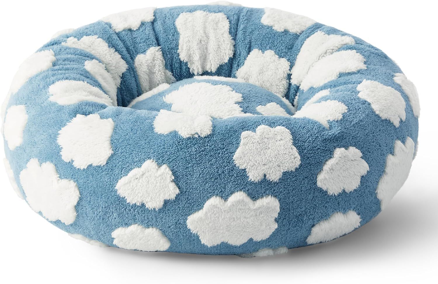 HKM-5488829 Cozy Round Universal Pet Bed in Various Plaid Patterns for Dogs