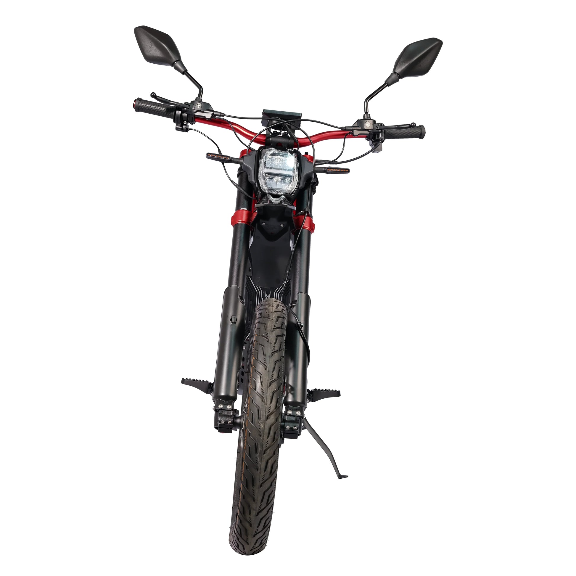 HKM-548883 60V 6500W Electric Mid-Drive Bike with 40Ah Battery, Off-Road Capabilities, Dual Hydraulic Suspension, and Oil Disc Brakes