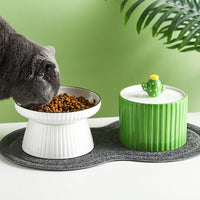 HKM-5488957 Ceramic Automatic Pet Water Dispenser with USB Power Supply, 750ml Capacity