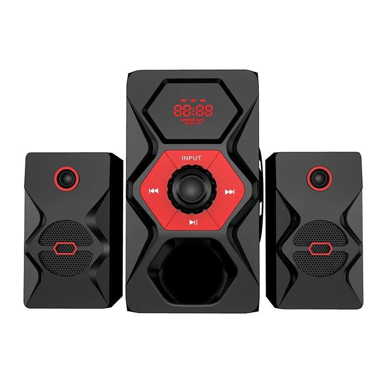 HKM-548947 50W 5.25 Inch Subwoofer Speaker with USB, FM, Remote Control and Bluetooth