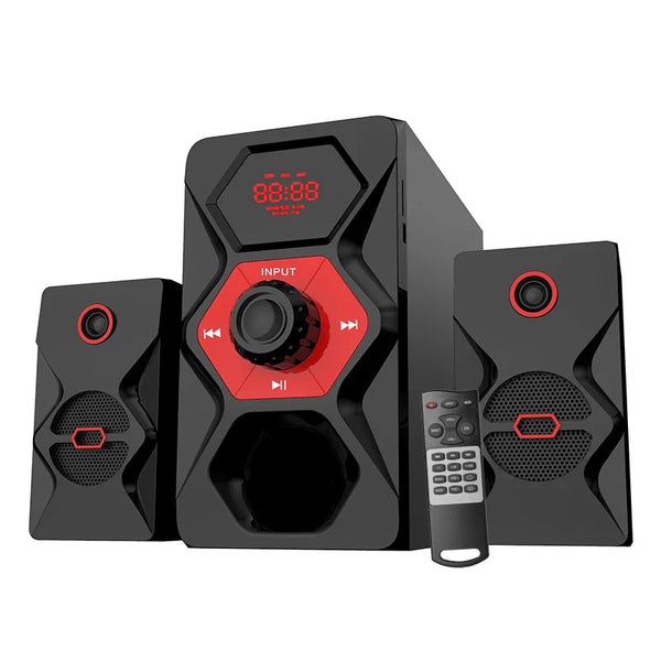 HKM-548947 50W 5.25 Inch Subwoofer Speaker with USB, FM, Remote Control and Bluetooth