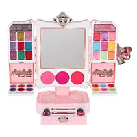 HKM-548947 Kids Washable Light Music Makeup Box with Accessories - Perfect Birthday Gift for Ages 3-8