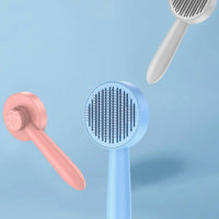 HKM-5490365 Pet Comb for Cats and Dogs - Long Hair Removal Tool with Steel Needles for Grooming and Massage