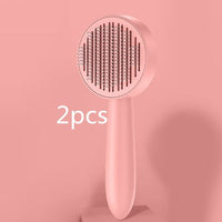 HKM-5490365 Pet Comb for Cats and Dogs - Long Hair Removal Tool with Steel Needles for Grooming and Massage