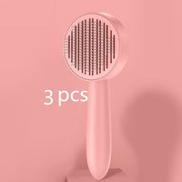 HKM-5490365 Pet Comb for Cats and Dogs - Long Hair Removal Tool with Steel Needles for Grooming and Massage