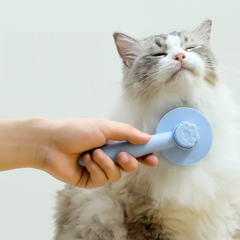 HKM-5490365 Pet Comb for Cats and Dogs - Long Hair Removal Tool with Steel Needles for Grooming and Massage