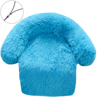HKM-5492797 Plush Zippered Dog Kennel Blanket - Soft Pet Bed for Small to Large Dogs