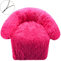 HKM-5492797 Plush Zippered Dog Kennel Blanket - Soft Pet Bed for Small to Large Dogs