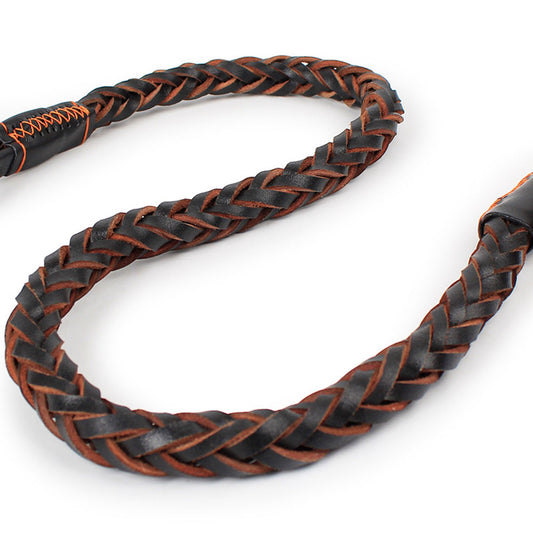HKM-5494333 Durable Eight-Strand Cowhide Spring Traction Rope for Pets