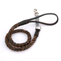 HKM-5494333 Durable Eight-Strand Cowhide Spring Traction Rope for Pets
