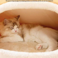 HKM-5494589 Cozy Triangle Elk Cat Nest for Autumn & Winter - Multiple Sizes Available