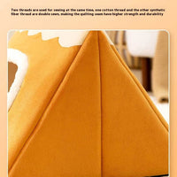 HKM-5494589 Cozy Triangle Elk Cat Nest for Autumn & Winter - Multiple Sizes Available