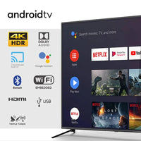 HKM-549459 Frameless 4K UHD Smart LED TV - Available in 32, 40, 43, 49, 55 Inch Sizes