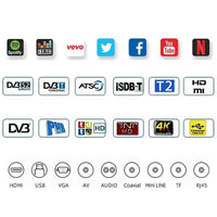 HKM-549459 Frameless 4K UHD Smart LED TV - Available in 32, 40, 43, 49, 55 Inch Sizes