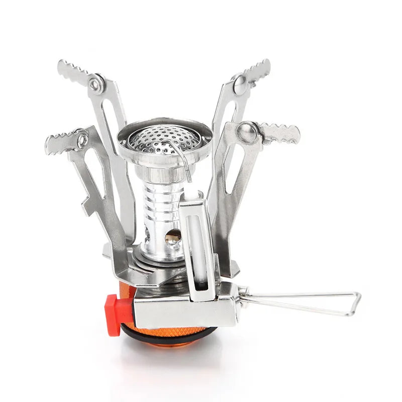 HKM-549459 Ultralight Foldable Outdoor Camping Stove - Compact Aluminium Design for Hiking