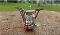 HKM-549459 Ultralight Foldable Outdoor Camping Stove - Compact Aluminium Design for Hiking
