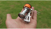 HKM-549459 Ultralight Foldable Outdoor Camping Stove - Compact Aluminium Design for Hiking