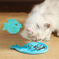 HKM-5494717 Minimalist Slow Feeding Bowl for Pets ¨C Fashionable Solid Color in Blue and Green