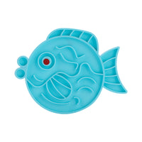 HKM-5494717 Minimalist Slow Feeding Bowl for Pets ¨C Fashionable Solid Color in Blue and Green
