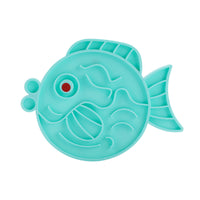 HKM-5494717 Minimalist Slow Feeding Bowl for Pets ¨C Fashionable Solid Color in Blue and Green