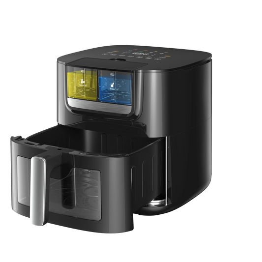 HKM-549523 7L Air Fryer with Smart Spray Technology, Oil-Free Cooking, CE/FDA Certified Smart Home Appliance