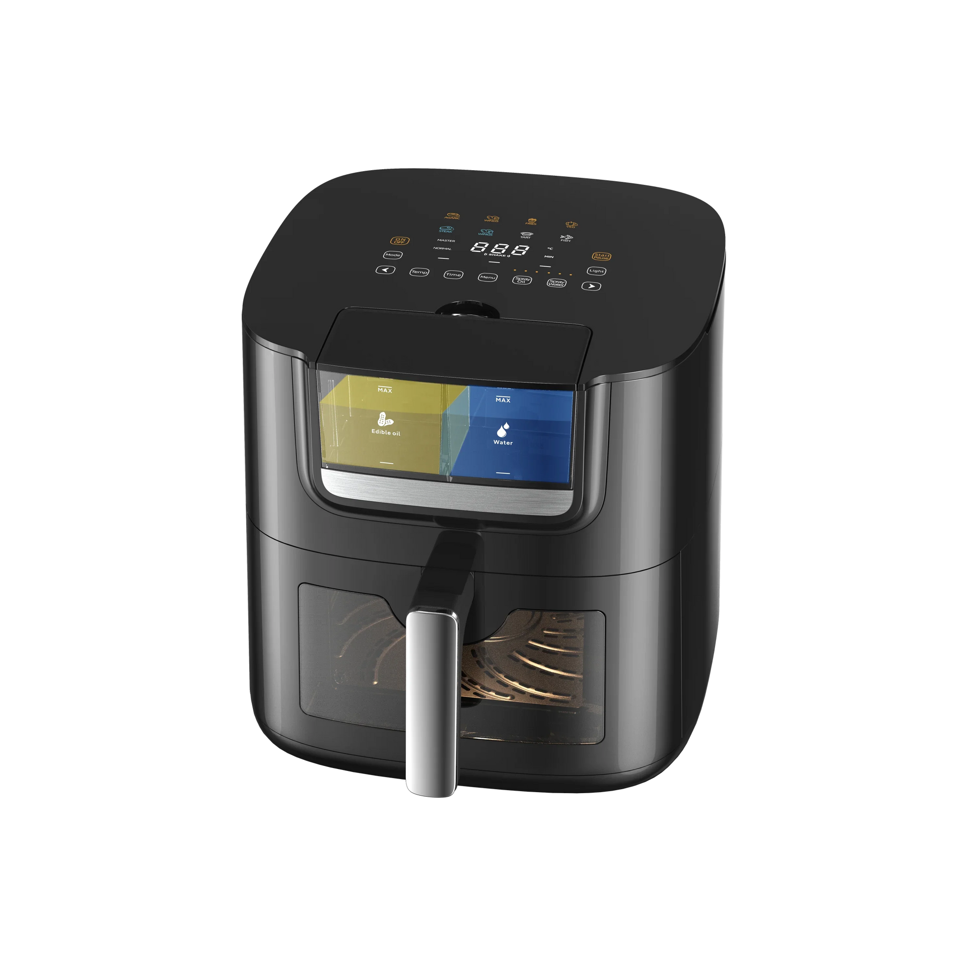 HKM-549523 7L Air Fryer with Smart Spray Technology, Oil-Free Cooking, CE/FDA Certified Smart Home Appliance