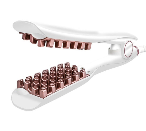 HKM-549523 Corrugated Hair Crimping Iron with Ergonomic Handle and Fast Heating Feature