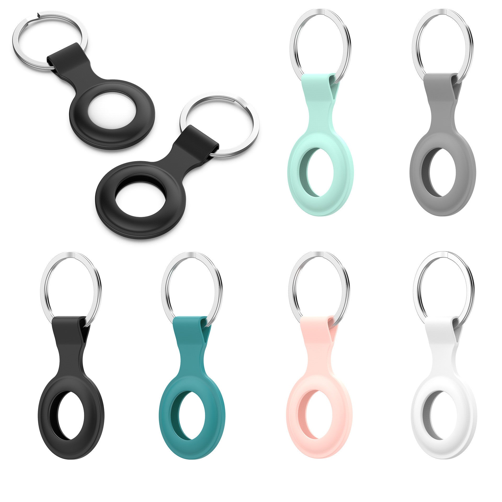 HKM-549651 Silicone Protective Sleeve for Airtag - Compatible with iPhone Models