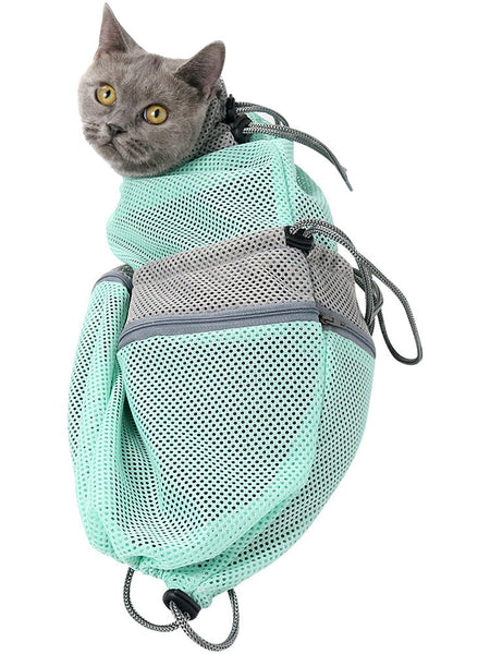 HKM-5496765 Detachable Scratch-Proof Cat Washing Bag in Multiple Colors