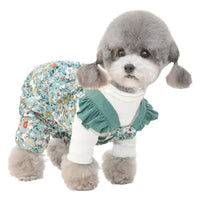 HKM-5496893 Pumpkin Pants Dog Overalls - Cotton Pet Apparel for All Sizes