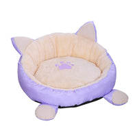 HKM-5498557 Cozy Removable and Washable Plus Velvet Round Pet Nest Pad