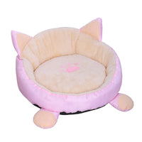 HKM-5498557 Cozy Removable and Washable Plus Velvet Round Pet Nest Pad