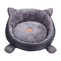 HKM-5498557 Cozy Removable and Washable Plus Velvet Round Pet Nest Pad