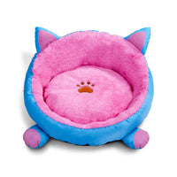 HKM-5498557 Cozy Removable and Washable Plus Velvet Round Pet Nest Pad