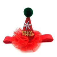 HKM-5499325 Christmas Themed Adjustable Pet Hat - Comfortable PU Material, Two Styles Available, Perfect for Festivities and Everyday Wear