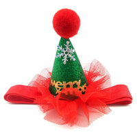 HKM-5499325 Christmas Themed Adjustable Pet Hat - Comfortable PU Material, Two Styles Available, Perfect for Festivities and Everyday Wear