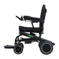 HKM-549971 Foldable Electric Wheelchair with Electromagnetic Brake System, 120KG Capacity, Dual 180W Motors, 20km Driving Range, Aluminum Alloy Frame