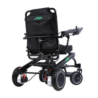 HKM-549971 Foldable Electric Wheelchair with Electromagnetic Brake System, 120KG Capacity, Dual 180W Motors, 20km Driving Range, Aluminum Alloy Frame