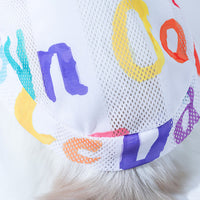 HKM-5500093 Breathable Cartoon Mesh Vest for Cats - Anti Hair Loss, Cute Design, Multiple Sizes Available