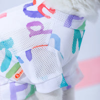 HKM-5500093 Breathable Cartoon Mesh Vest for Cats - Anti Hair Loss, Cute Design, Multiple Sizes Available